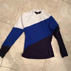 Tory Sport Colorblock Long Sleeve Top